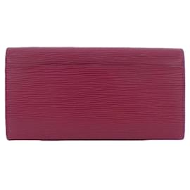 Louis Vuitton-Louis Vuitton Epi Portefeuille Sarah M60580 Wallet-Fuschia