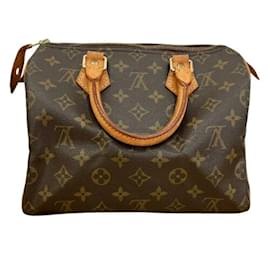 Louis Vuitton-Louis Vuitton M41528 Monogram Speedy 25 Handbag-Other