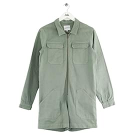Autre Marque-Cotton jumpsuit-Green