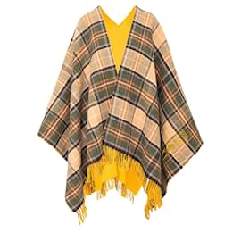 Gucci-Gucci Tartan Poncho-Multiple colors