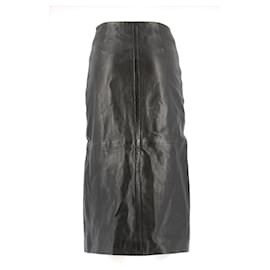 Autre Marque-NON SIGNE / UNSIGNED Skirts T.FR 34 Leather-Black