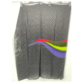 Louis Vuitton-LOUIS VUITTON Cachecóis e lenços de bolso T. Cashmere-Preto