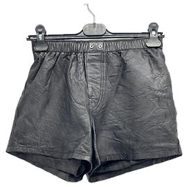 ZADIG & VOLTAIRE Shorts T.FR 34 Cuir Noir