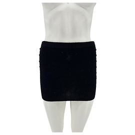 Autre Marque NON SIGNE / UNSIGNED Skirts T.International TAILLE UNIQUE Wool Black