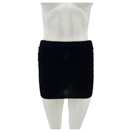 Autre Marque-NON SIGNE / UNSIGNED Skirts T.International TAILLE UNIQUE Wool-Black