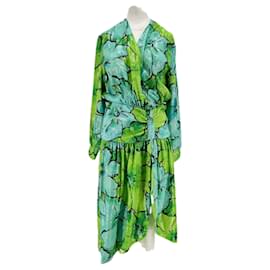 Autre Marque-MIRAE Dresses T.FR 34 Polyester-Green