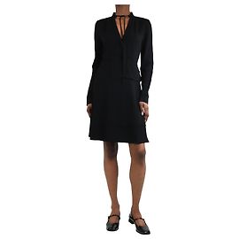 Proenza Schouler Robe midi noire - taille UK 6 Noir
