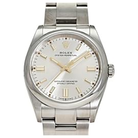 Rolex-Rolex Oyster Perpetual 36 126000 Silver Dial Men's Watch-Silvery