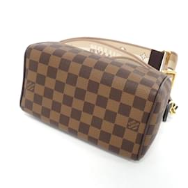 Louis Vuitton-Louis Vuitton Damier Speedy Bandouliere Boston Bag-Beige,Damier ebene
