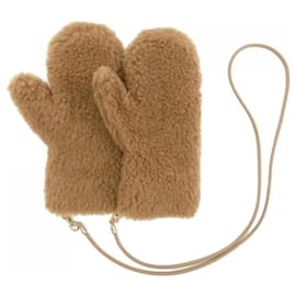 Max Mara-Max Mara Brown Warm Gloves-Brown