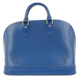 Louis Vuitton-Louis Vuitton Epi Alma PM Handbag-Blue