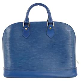 Louis Vuitton-Louis Vuitton Epi Alma PM Handbag-Blue