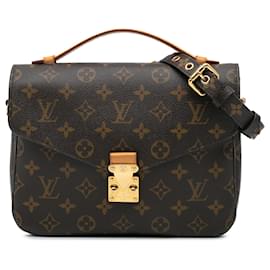 Louis Vuitton-Louis Vuitton Brown Monogram Pochette Metis-Brown