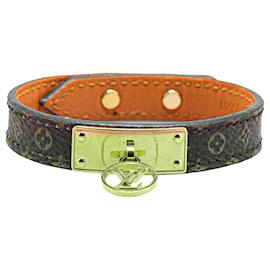 Louis Vuitton-Louis Vuitton Brown Monogram Logomania Bracelet-Brown