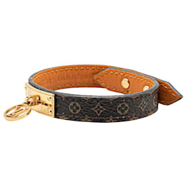 Louis Vuitton-Louis Vuitton Brown Monogram Logomania Bracelet-Brown