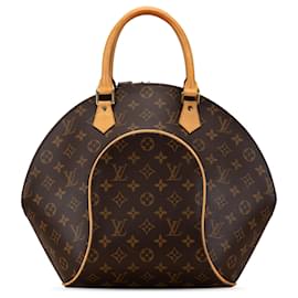 Louis Vuitton-Louis Vuitton Brown Monogram Ellipse PM-Brown