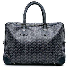 Goyard Blue Goyardine Ambassade MM Blue Dark blue