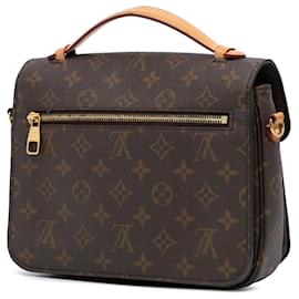 Louis Vuitton-Louis Vuitton Brown Monogram Pochette Metis-Brown