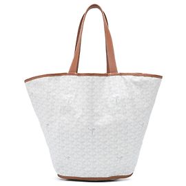 Tote réversible Belharra Goyardine blanche Goyard Autre
