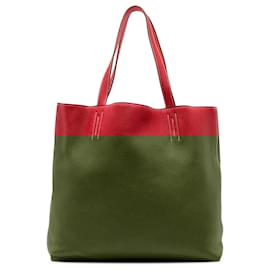 Hermès-Hermès Rouge Clemence Double Sens 36-Rouge