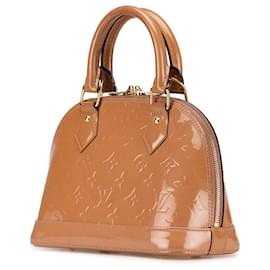Louis Vuitton-Louis Vuitton Brown Monogram Vernis Alma BB-Brown,Camel