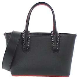 Christian Louboutin-Christian Louboutin Kabata Mini Tote Handbag-Black