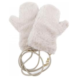 Max Mara-Max Mara Beige Warm Gloves-Beige