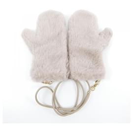 Max Mara-Max Mara Beige Warm Gloves-Beige