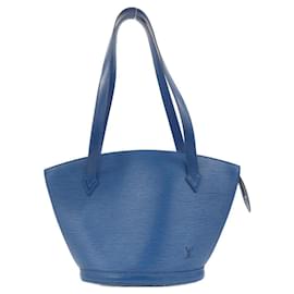 Louis Vuitton-Louis Vuitton Epi Saint Jacques Long Shoulder Bag-Blue