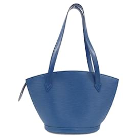 Louis Vuitton-Louis Vuitton Epi Saint Jacques Long Shoulder Bag-Blue