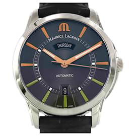 Autre Marque-Maurice Lacroix Pontos Day-Date Automatic Wristwatch-Other
