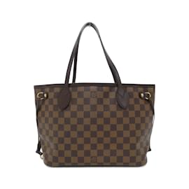Louis Vuitton-Bolsa Louis Vuitton Damier Neverfull PM-Damier ebene