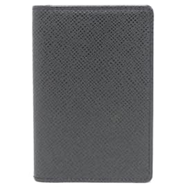 Louis Vuitton-Louis Vuitton Taiga Business Card Case-Grey