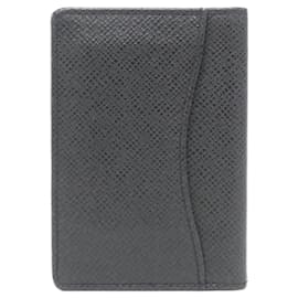 Louis Vuitton-Louis Vuitton Taiga Business Card Case-Grey