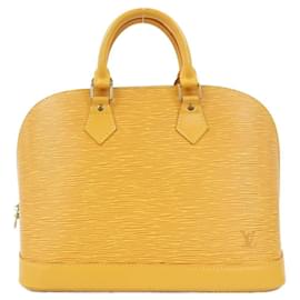 Louis Vuitton-Louis Vuitton Epi Alma PM Handbag-Yellow