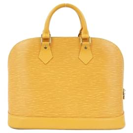 Louis Vuitton-Louis Vuitton Epi Alma PM Handbag-Yellow