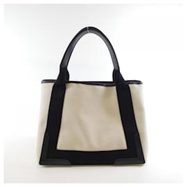 Balenciaga-Balenciaga Navy Cabas S Handbag-Black,Navy blue