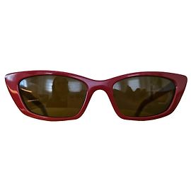 Saint Laurent Cat-Eye-Sonnenbrille Rot