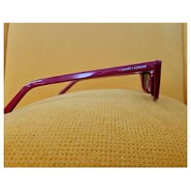 Saint Laurent-Cat eye sunglasses-Red