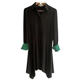 Stella Mc Cartney Stella McCartney Hemdkleid aus Seide Schwarz Schwarz