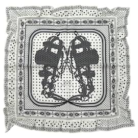 Hermès-Hermès Carré 70 Brides de Gala Bandana Pois Froufrou Écharpe en Soie-Autre
