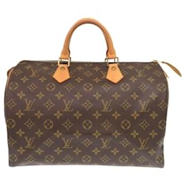 Louis Vuitton-Louis Vuitton Speedy 35 Monogram Handbag-Brown,Monogram