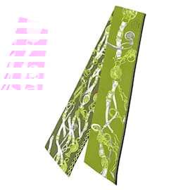 Hermès-Hermes Brides de Gala Maxi Twilly Scarf-Multiple colors