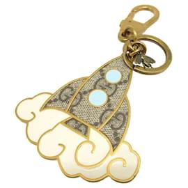Gucci-Gucci Rocket Motif Gold Metal Keyring-Golden
