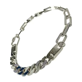 Louis Vuitton-Louis Vuitton Multi-Color Pendant Necklace-Silvery,Multiple colors