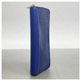 Louis Vuitton-Louis Vuitton Long Wallet Taigarama Zippy Vertical M30447-Blue