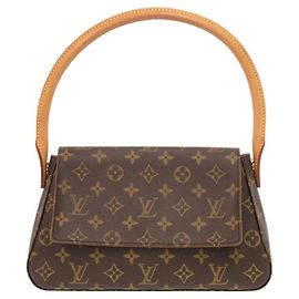 Louis Vuitton Mini Looping Monogram Handtasche Braun