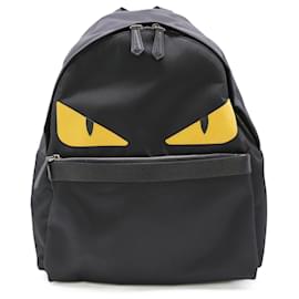 Fendi-Fendi Bugs Rucksack Backpack-Black