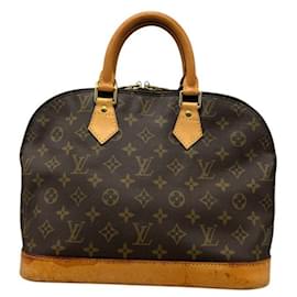 Louis Vuitton-Louis Vuitton Alma PM Handbag-Brown,Monogram