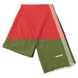 Autre Marque-Hermes Cashmere Red Stole-Red